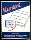 Hickok 191X Universal Crystal Controlled Microvolt Signal Generator Manual. Fixed Price $13.99.