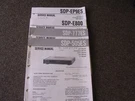 Sony Digital Surround Processor Service Manuals. Fixed Price $20.00.
