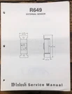 Mcintosh R649 R-649 External Sensor Service Manual *original*. Fixed Price $19.97.