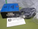E-v Game Stereo Headphones Model HP-5 Monaural W/ Box & 25 Ft Cord 1970S. Fixed Price $40.00.
