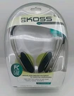 Koss CS100 Communication Stereophone Headset, Nib, 3.5MM Plug. Fixed Price $15.29.