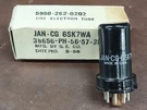 6SK7WA Nos Tube (ruggedized, Military, 1956 Date) - Tested Good!. Fixed Price $10.00.