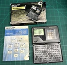 Vintage Fun Collectable Sharp OZ-7620 Electronic Organizer, Cool 90'S Technology. Fixed Price $30.00.