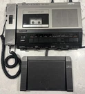 Sanyo TRC-5200 Memo Microcassette Transcriber W Foot Pedal FS-53. Fixed Price $59.99.