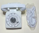 Nos Vintage Bell System By Western Electric White Desk Top Phone Box. Fixed Price $65.00.