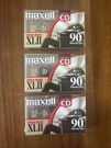 Lot Of 3 Maxell Xlii C90 Cassette Tapes Type Min New Sealed. Fixed Price $29.99.