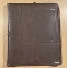 Rolodex 22337 Brown Faux Leather Ring Binder Portfolio Zip Notebook Organizer. Fixed Price $25.00.