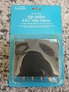 Archer (radio Shack) 15-1248A 75 Ohm High Isolation A/b/c Video Selector New. Fixed Price $11.99.