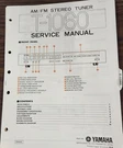 Yamaha T-1060 Tuner Service Manual Original. Fixed Price $12.50.