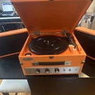 Pyle PLTT82BTOR Orange Bluetooth Belt Drive Record Player Turntable 33/45/78 Rpm. Fixed Price $37.00.