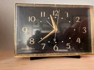 General Electric Model 7276A Midcentury Desk Clock, Tested Working. Fixed Price $62.00.