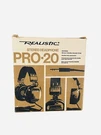 Realistic PRO-20 Headphones Over Ear Stereo Audio Vintage Retro Usa Made Music. Fixed Price $79.99.