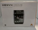 Behringer Xenyx Q502USB 5-INPUT Mixer With Power Cable And Open Box. Fixed Price $69.99.