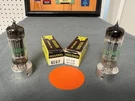 Pair Of Sylvania 6CG7 / 6FQ7 - Amplitrex Tested See Scores In Pics. Fixed Price $49.50.