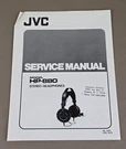 Jvc Stereo Headphones Model HP-880 Service Manual D-3583. Fixed Price $54.95.