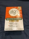 Align 5X Extra Strength Probiotic Supplement - 21 Capsules Exp 10/2028. Fixed Price $12.99.