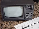 Vintage 1989 Ima 5.5" Portable Black & White Tv 55RBW With Car Charger. Fixed Price $25.00.