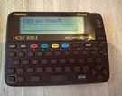 Franklin Bookman Electronic Holy Bible King James Version KJB-640 Vintage Tested. Fixed Price $20.00.
