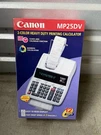 Sealed New Canon MP25DV-3 2-COLOR Heavy Duty Printing Calculator 12 Digit. Fixed Price $79.99.