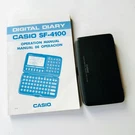 Casio SF-4100 Calculator Digital Diary With Manual 1988 Tested Works 32KB. Fixed Price $23.99.