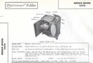 1948 Bendix 1217D Console Radio Phonograph Photofact Service Manual Spec Sheet. Fixed Price $11.04.