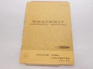 Heathkit IM-21 Vacuum Tube Voltmeter Assembly Manual With Schematics (original). Fixed Price $20.00.