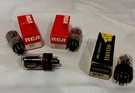 Lot Of 4 Vintage 6EM7 / 6EA7 Vacuum Tubes: Rca & Sylvania - Untested. Fixed Price $29.24.