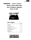 Service Manual Guide For Onkyo CP-1280. Fixed Price $12.32.