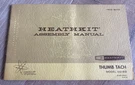 Heathkit Assembly Manual 1970 Thumb Model GD-69 Vintage Tachometer. Fixed Price $9.95.