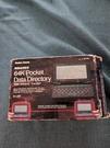 Vintage Radio Shack Rolodex 64K Pocket Data Directory. Fixed Price $20.00.