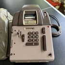 Vintage Victor Automatic Calculator With Original Plastic Cover Model 75-85-54. Fixed Price $34.75.