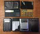 Lot Of Vintage Calculators Sharp El 8140 Radio Shack EC-326 American Express. Fixed Price $49.95.