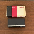 Sony BP-9 Rechargeable Battery Pack Vintage For TC-43 With Box. Fixed Price $19.99.