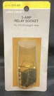 Vtg Archer 275-221 3 Amp Relay Socket (nos) Radio Shack, Ships Free. Fixed Price $15.00.
