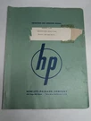 Hewlett Packard Hp Operating Instruction Manual Model 320B Distortion Analyzer. Fixed Price $33.07.
