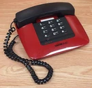 Ultronic (T020) Red & Black Rotary Dialing/ Pulse Tone Designer Corded Telephone. Fixed Price $48.08.