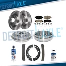Front Rotors & Ceramic Pads Rear Brake Drums Shoes For 2009 - 2013 Honda Fit. Fixed Price $135.67.