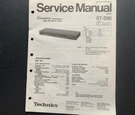 Technics ST-S96 Quartz Synthesizer Am/fm Stereo Tuner Original Service Manual. Fixed Price $9.99.