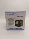 Supersonic Model FC-9200 Portable 5" Black & White Tv With Am/fm Radio Vintage. Fixed Price $64.99.