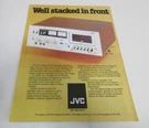 Jvc Cassette Decks Advertisement CD-1970 & CD-S200 Front-loading 1977. Fixed Price $14.38.