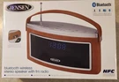 Jensen SMPS-725 Bluetooth Wireless Stereo Speaker With Fm Radio. Fixed Price $26.00.