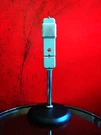 Vintage Rare 1950'S Turner 98 Dynamic Cardioid Microphone W Atlas Stand Shure. Fixed Price $122.40.