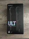 New Sony Ult Wireless Karaoke Black Microphone And Receiver With Duet Assist. Fixed Price $149.00.