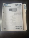 Sony CDX-828 Service Manual Original Repair Book Compact Disc Changer. Fixed Price $49.99.