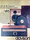 Atlanta Ga Print Ad 1979 Ajc Davison Jbl Optonica SA-5105 Stereo Turntable. Fixed Price $11.85.