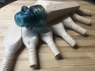 Glass Wooden Peg Pins Side Mount Display Stand For Cd Insulators. Fixed Price $85.00.