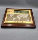Seiko World Time Desk Clock 12/24 Hr Calendar Dual Alarm QHL020B Works. Fixed Price $29.94.