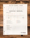 Yamaha T-70 T-1060 Tuner Service Manual *original*. Fixed Price $24.97.