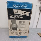 Cb Radio Midland 5 Watt 6 Channels Transceiver. Fixed Price $22.00.