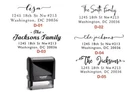 Custom Line Designer Return Address Self Ink Rubber Trodat 4913 Stamper. Fixed Price $22.99.